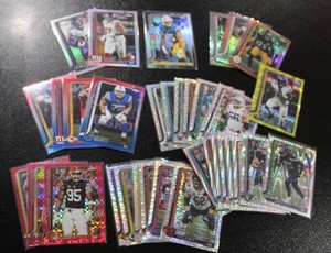 2025 Topps Chrome Football Refractor Lot  34 Cards