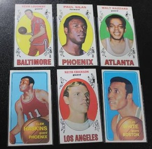 1969-70 & 1970-71 NBA Tall Boys Basketball Card Lot  6 Cards