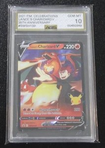 2021 Pokemon Charizard V #SWSH133 AGS 10