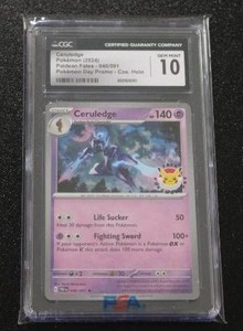 2024 Pokemon Pokemon Day Ceruledge #040091 CGC 10