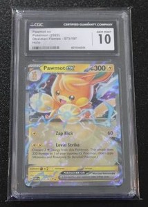 2023 Pokemon Pawmot EX #073197 CGC 10