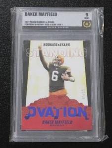 2021 Rookies & Stars Standing Ovation RedBlu Baker Mayfield 0515  Only 15 Exist