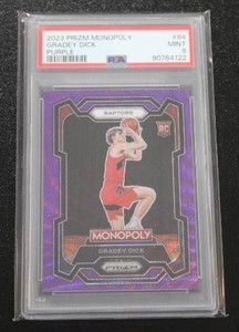 2023 Prizm Monopoly Purple Wave Gradey Dick #84 PSA 9
