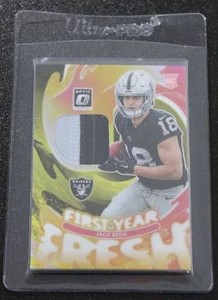 2025 Optic First Year Fresh Jersey Patch Jack Bech 9799 Rookie Card  Only 99 Exist