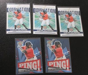 Kaelen Culpepper Baseball Card Lot  5 Cards
