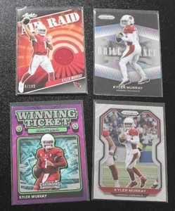 Kyler Murray Football Card Lot w Jersey Relic 030199  4 Cards
