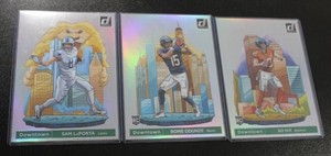 2024 Panini Donruss Downtown JUMBO Football Card Lot  3 Cards