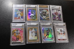 Football Golden Grading Card Lot  8 Cards