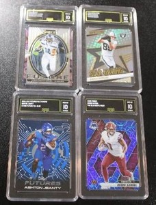 Football GMA Graded Card Lot  4 Graded Cards