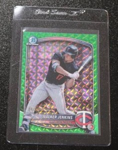 2025 Bowman Chrome Green Xfractor Walker Jenkins 8499  Only 99 Exist