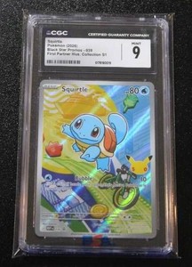 2026 Pokemon Squirtle Black Star Promo #039 CGC 9