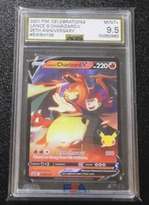 2021 Pokemon Charizard V #SWSH133 AGS 9.5