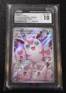 2025 Pokemon Phantasmal Flames Wigglytuff #105094 CGC 10