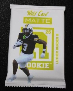 2025 Wild Card Matte Luther Burden III Rookie Pack