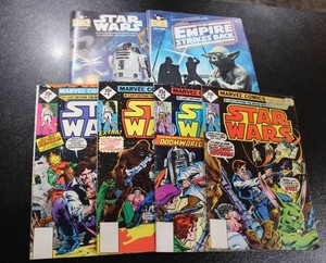 Star Wars Comic & Books and Record Book Lot