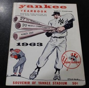 1963 New York Yankees Official Yearbook
