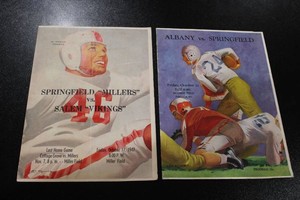 October 17 1947 & October 31 1948 High School Program Lot  2 Programs