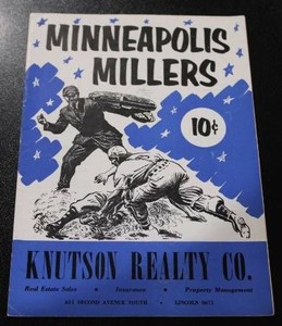 July 21 1955 Minneapolis Millers vs American Association All Stars Official Scorebook  Monte Irvin & Bobby Richardson