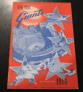 June 29 1949 New York Giants vs Boston Braves Official Scorebook Program  Musial - Slaughter - Mize
