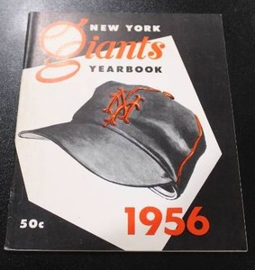 1956 New York Giants Yearbook