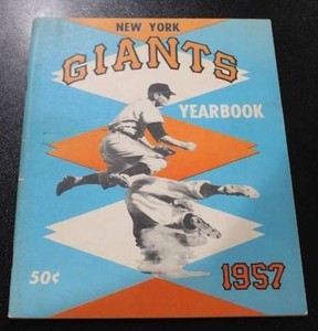 1957 New York Giants Yearbook