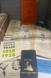 Huge Lot of Railroad Time Tables and MISC