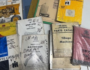 Vintage Antique Tractor Manuals and Implement Catalogs Variety of Makers