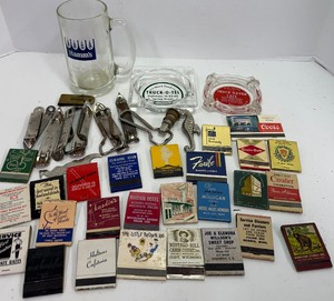 Naughty Elf Bottle Opener Hamms Beer Ashtrays Bottle Openers Matchbooks Lot