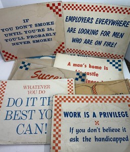 Vintage Ralston Purina Educational Cardboard Posters Lot of 12 Posters