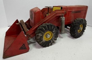 1950s Nylint Hough Payloader Pressed Steel Front End Loader Tractor