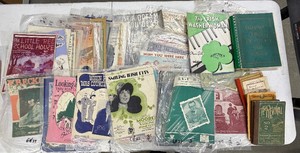Very Large Vintage Sheet Music Lot