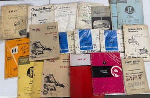 Skidder and Crawler Tractor Manuals International Parts Catalog MISC LOT Large Lot