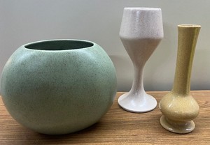 Haegar MCM Mid Century Vase Lot of 3