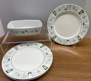 Franciscan Bowl Del Mar and Taylorstone Cathay MCM Dishes