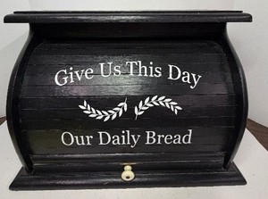Vintage Wood Bread Box Cottage Core Grandma Core Decor