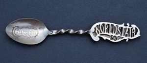 Solid Sterling Silver Worlds Fair Spoon