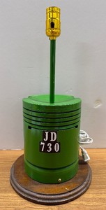 John Deere Piston Converted to Lamp