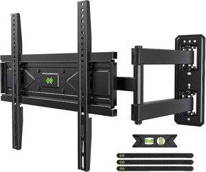 $27 USX MOUNT Swivel TV Wall Mount for 26-60 Inch TVs up to 80 lbs, Single Articulating Arm, Full Motion TV Wall Mount Bracket with Swivel and Tilt, Max VESA 400x400mm