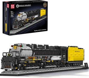 Mould King Big Boy Locomotive - 4844 Steam Locomotive Building Block Set, Legendary Steam Train Display Kit for Gift Giving (3,040 Pieces)