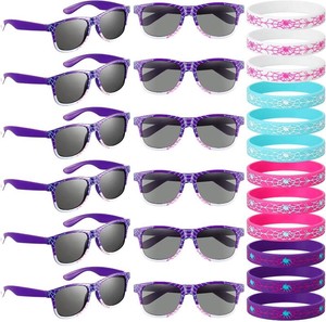 Kingdder 24 Pcs Spider Web Sunglasses Wristbands Party Favors, Mystic  Silicone Bracelets White Pink Purple Blue, Goodie Bag Fillers, Birthday Decor, Spidey Party Supplies Gifts