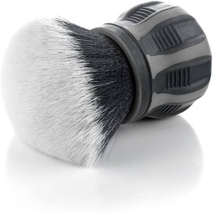 $25 Detail Factory - Curveball XL Synthetic Brush - Ultra Soft Bristles, Comes with Storage Rack, Covers Large Area Inside or Outside Vehicles - Grey