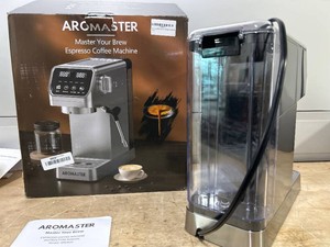 $183 Aromaster Espresso Machine with Touchscreen, Fast Heat 1400W