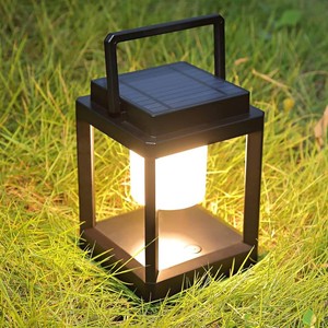 $36 Outdoor Table Lamp, Brightness LED Nightstand Lantern, Portable Rechargeable Solar Lamp Waterproof, Touch Control Outdoor Lamps Cordless Lights Decorative for PatioWalkingReadingCamping