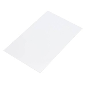 MECCANIXITY White ABS Plastic Sheet 10 x 8 x 0.04 Inch for Building Model, DIY Crafts, Panel, Pack of 1 Pcs