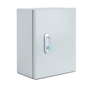 $39 Steel Electrical Junction Box, Indoor&Outdoor Electrical Enclosure Box, Wall Mounted Waterproof&Dustproof Metal Box, Universal Electric Equipment Enclosure Box with Safety Locks and Mounting Plates