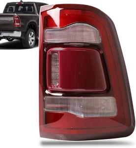 $119 LED Tail Light Compatible With 2019-2024 Dodge Ram 1500 Passenger Side  W Blind Spot,Red Cover,Right side taillight,Rear light,Replace 68262530AH