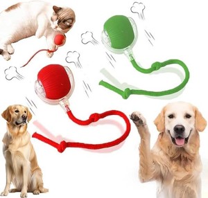 2 Packs New Electric Dog Ball Toy for Cat,360  Smart Automatic Interactive Rolling Dog Smart Pet Toy Ball,Gift for Kids