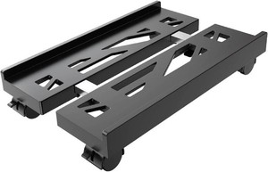 Adjustable Computer Tower Stand, Ventilated Mobile CPU Holder, Black  Fits Most PC Tower, Under Desk CPU Holder PC Floor Cart Computer Riser for Students and Gamers