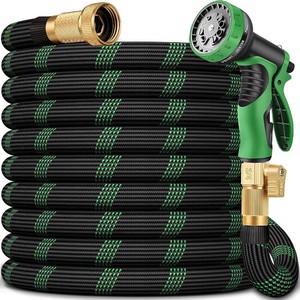 $61 150 FT Non-Expanding Garden Hose, 2026 New Upgrated Non-Expandable Garden Water Hose - Ultra-Light & Flexible Burst-Resistant, Kink-Free Garden Hoses, All-Weather Use for Lawns, Gardens,Outdoor