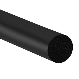 PATIKIL 34 Inch x 6.6 Feet Backer Rod, Foam Rope Caulk Crack Joint Filler Roll Seal Weather Strip for Home Construction, Black